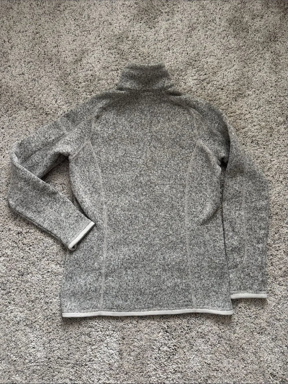 Patagonia Women’s Better sweater Beige Gray Half-Zip Fleece Pullover